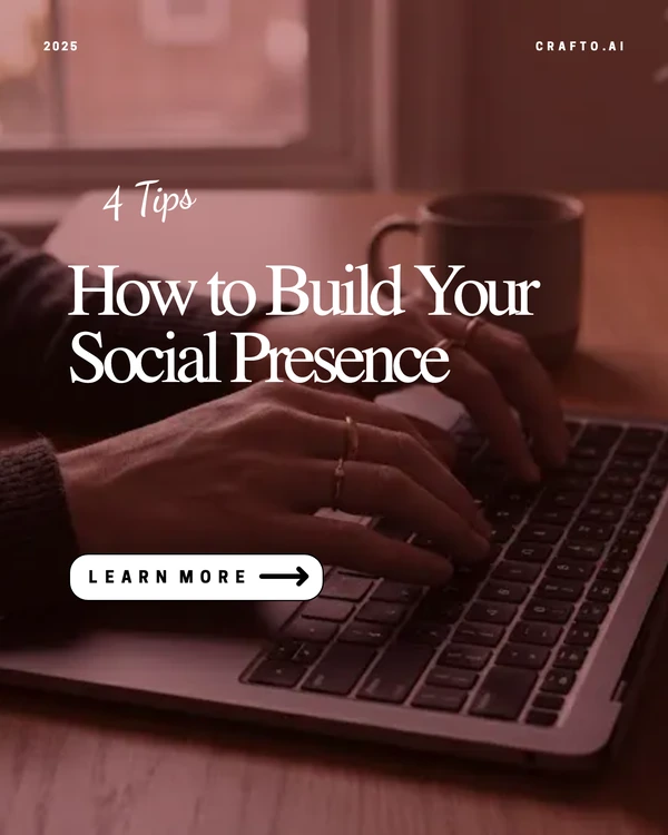 Crafto generated LinkedIn and Instagram post showcase 2 Row 2