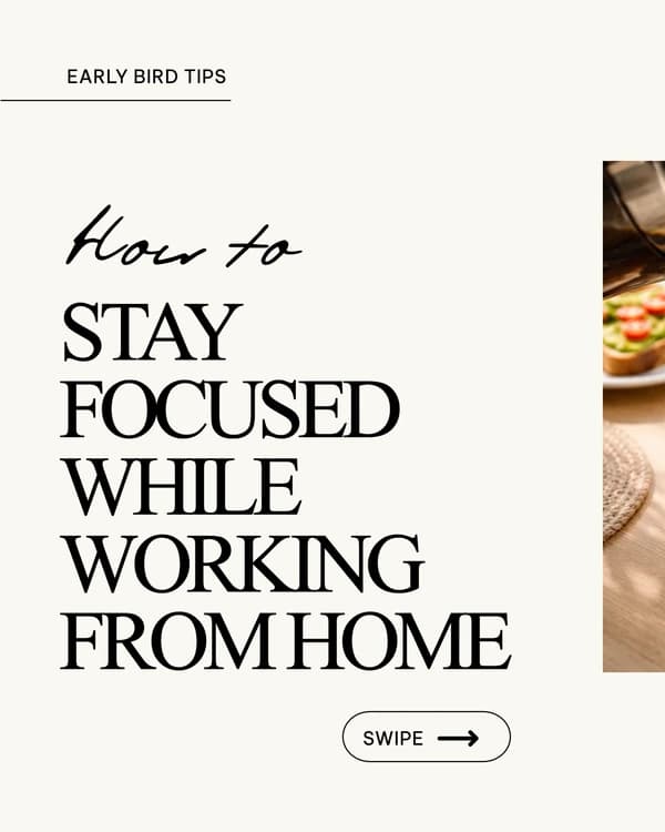How To Stay Focused While Working From Home