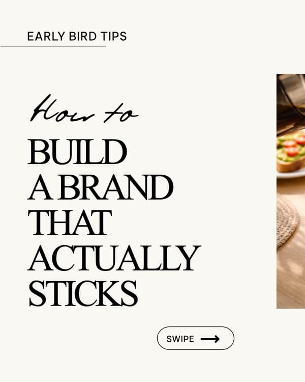 How to build a brand that actually sticks